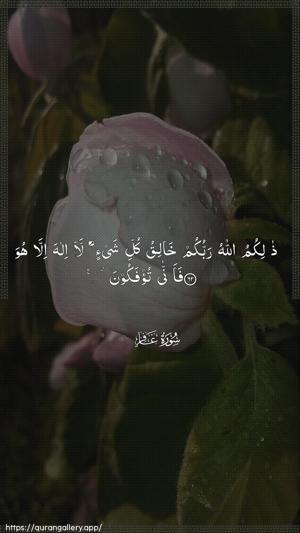 Al-Ghaafir Ayah 62 - Arabic wallpaper