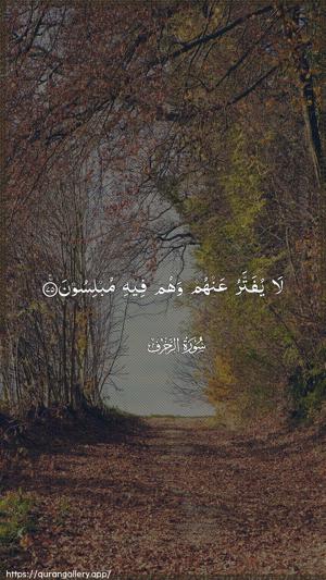 Az-Zukhruf Ayah 75 - Arabic wallpaper