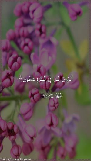 Adh-Dhaariyat Ayah 11 - Arabic wallpaper