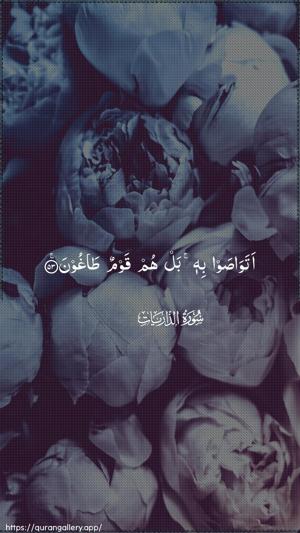 Adh-Dhaariyat Ayah 53 - Arabic wallpaper