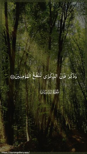 Adh-Dhaariyat Ayah 55 - Arabic wallpaper