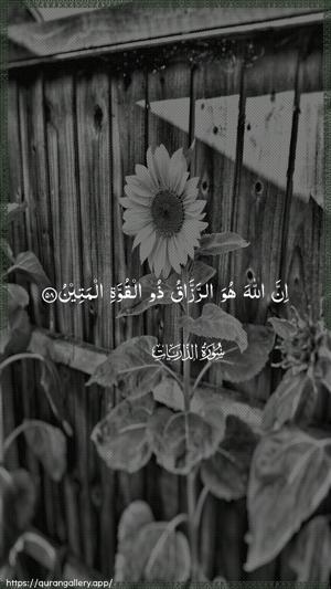 Adh-Dhaariyat Ayah 58 - Arabic wallpaper