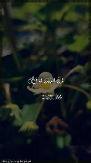 Adh-Dhaariyat Ayah 6 - Arabic wallpaper