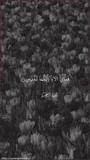 Ar-Rahmaan Ayah 13 - Arabic wallpaper