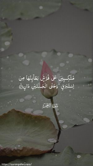Ar-Rahmaan Ayah 54 - Arabic wallpaper