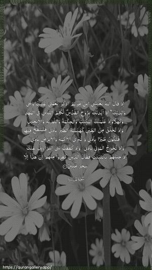 Al-Maaida Ayah 110 - Arabic wallpaper