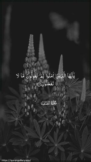 As-Saff Ayah 2 - Arabic wallpaper
