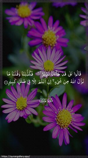 Al-Mulk Ayah 9 - Arabic wallpaper