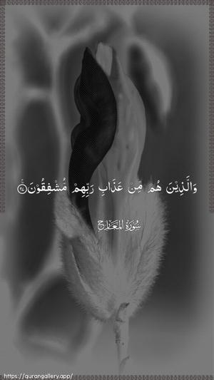 Al-Ma"aarij Ayah 27 - Arabic wallpaper