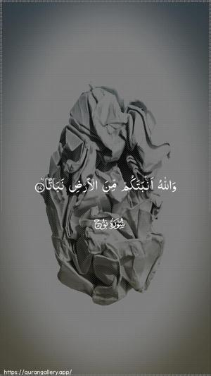 Nooh Ayah 17 - Arabic wallpaper