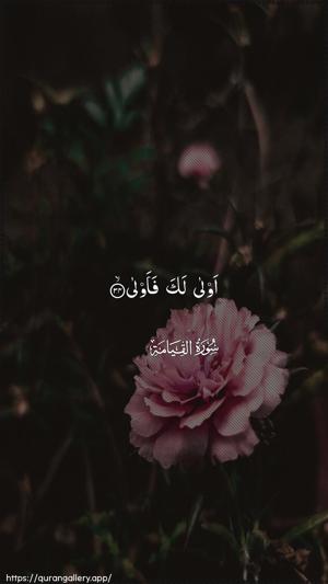 Al-Qiyaama Ayah 34 - Arabic wallpaper