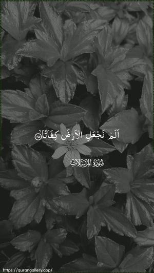 Al-Mursalaat Ayah 25 - Arabic wallpaper