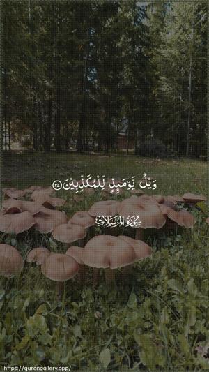 Al-Mursalaat Ayah 37 - Arabic wallpaper