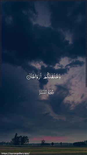 An-Naba Ayah 8 - Arabic wallpaper