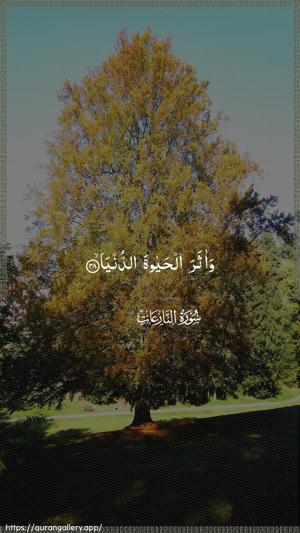 An-Naazi"aat Ayah 38 - Arabic wallpaper
