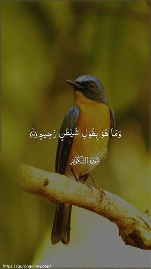At-Takwir Ayah 25 - Arabic wallpaper