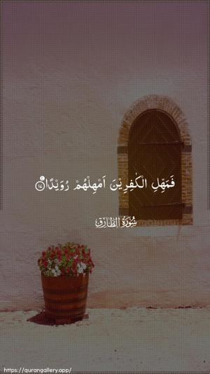 At-Taariq Ayah 17 - Arabic wallpaper