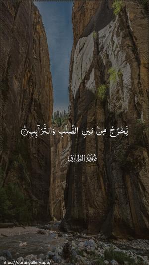 At-Taariq Ayah 7 - Arabic wallpaper