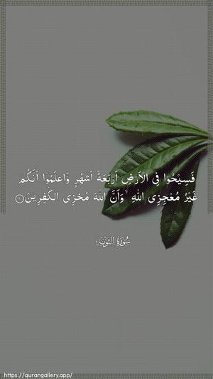 At-Tawba Ayah 2 - Arabic wallpaper