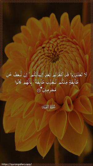 At-Tawba Ayah 66 - Arabic wallpaper