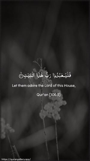 Quraish Ayah 3 - Arabic + English wallpaper