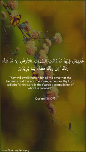 Hud Ayah 107 - Arabic + English wallpaper