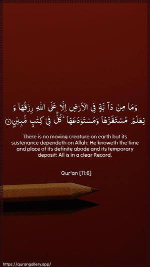 Hud Ayah 6 - Arabic + English wallpaper
