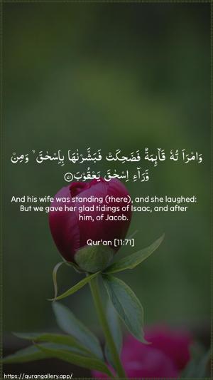 Hud Ayah 71 - Arabic + English wallpaper