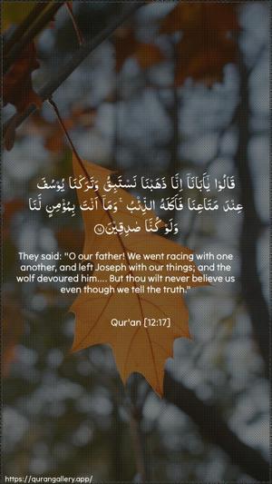 Yusuf Ayah 17 - Arabic + English wallpaper