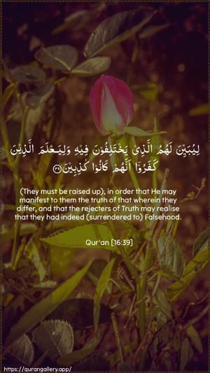 An-Nahl Ayah 39 - Arabic + English wallpaper