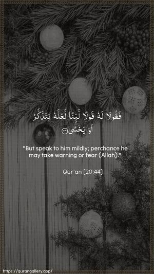 Taa-Haa Ayah 44 - Arabic + English wallpaper