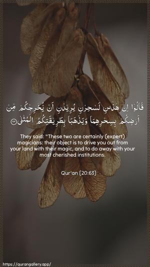 Taa-Haa Ayah 63 - Arabic + English wallpaper
