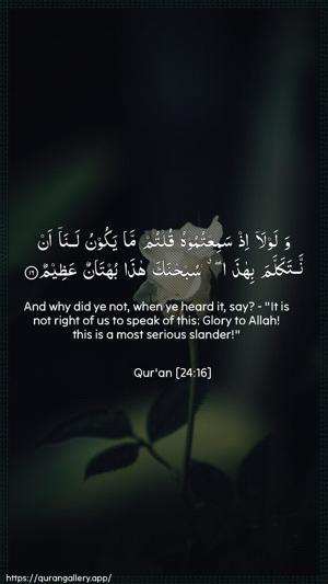 An-Noor Ayah 16 - Arabic + English wallpaper