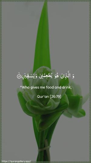 Ash-Shu"araa Ayah 79 - Arabic + English wallpaper
