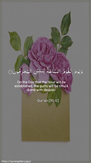 Ar-Room Ayah 12 - Arabic + English wallpaper