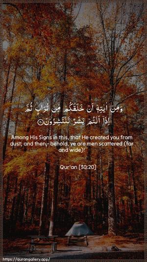 Ar-Room Ayah 20 - Arabic + English wallpaper