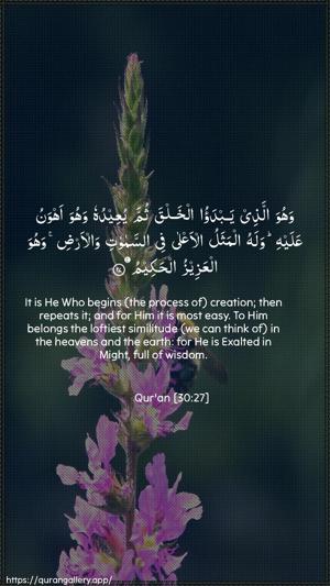 Ar-Room Ayah 27 - Arabic + English wallpaper