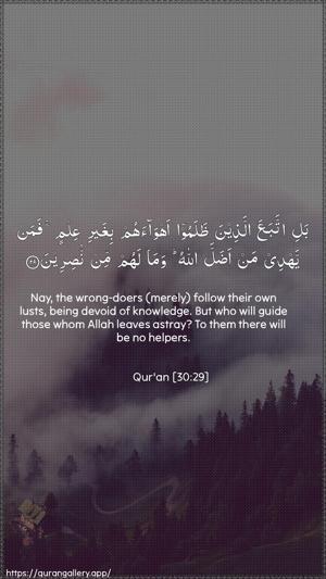 Ar-Room Ayah 29 - Arabic + English wallpaper