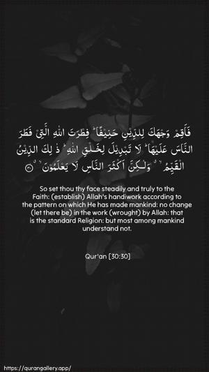 Ar-Room Ayah 30 - Arabic + English wallpaper
