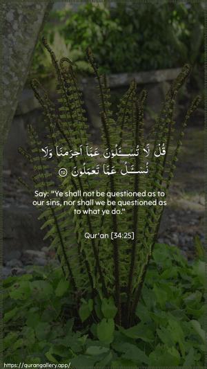 Saba Ayah 25 - Arabic + English wallpaper