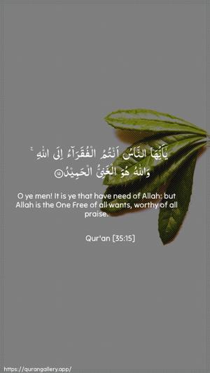Faatir Ayah 15 - Arabic + English wallpaper