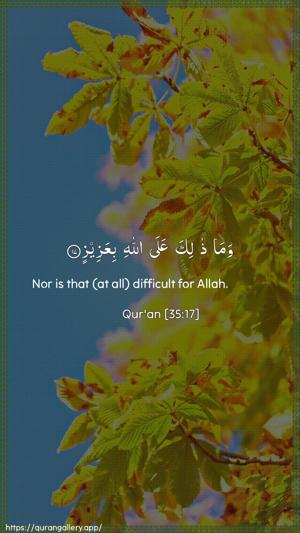 Faatir Ayah 17 - Arabic + English wallpaper