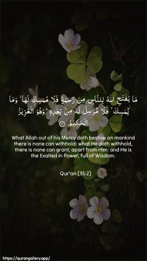 Faatir Ayah 2 - Arabic + English wallpaper