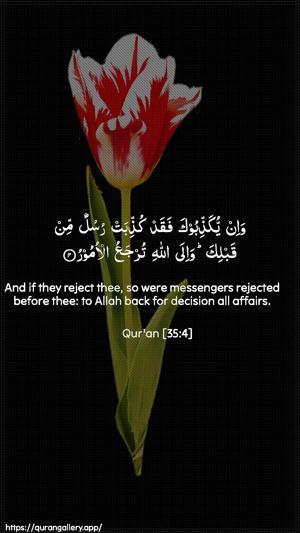Faatir Ayah 4 - Arabic + English wallpaper