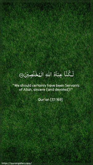 As-Saaffaat Ayah 169 - Arabic + English wallpaper