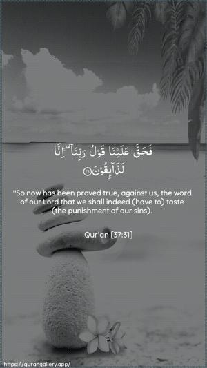 As-Saaffaat Ayah 31 - Arabic + English wallpaper