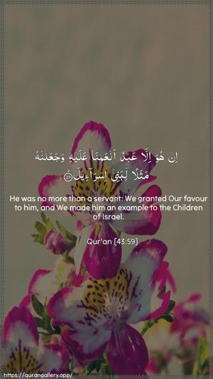 Az-Zukhruf Ayah 59 - Arabic + English wallpaper