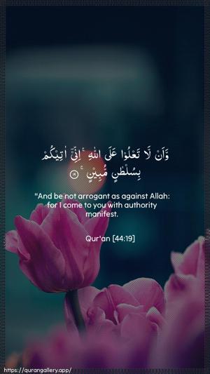 Ad-Dukhaan Ayah 19 - Arabic + English wallpaper