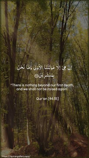 Ad-Dukhaan Ayah 35 - Arabic + English wallpaper