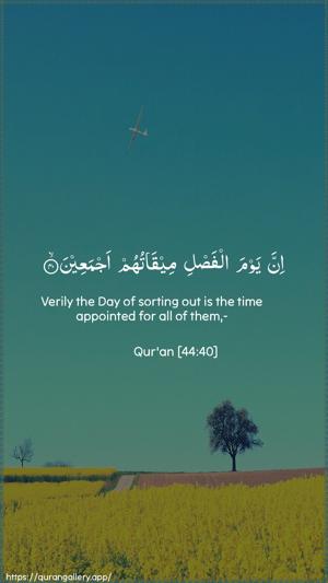 Ad-Dukhaan Ayah 40 - Arabic + English wallpaper